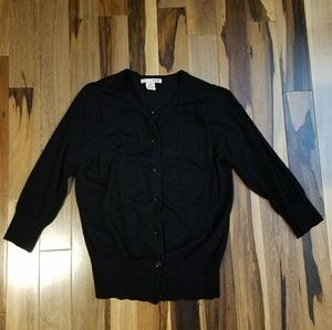 🌟Evie Black 3/4 Sleeved Sweater